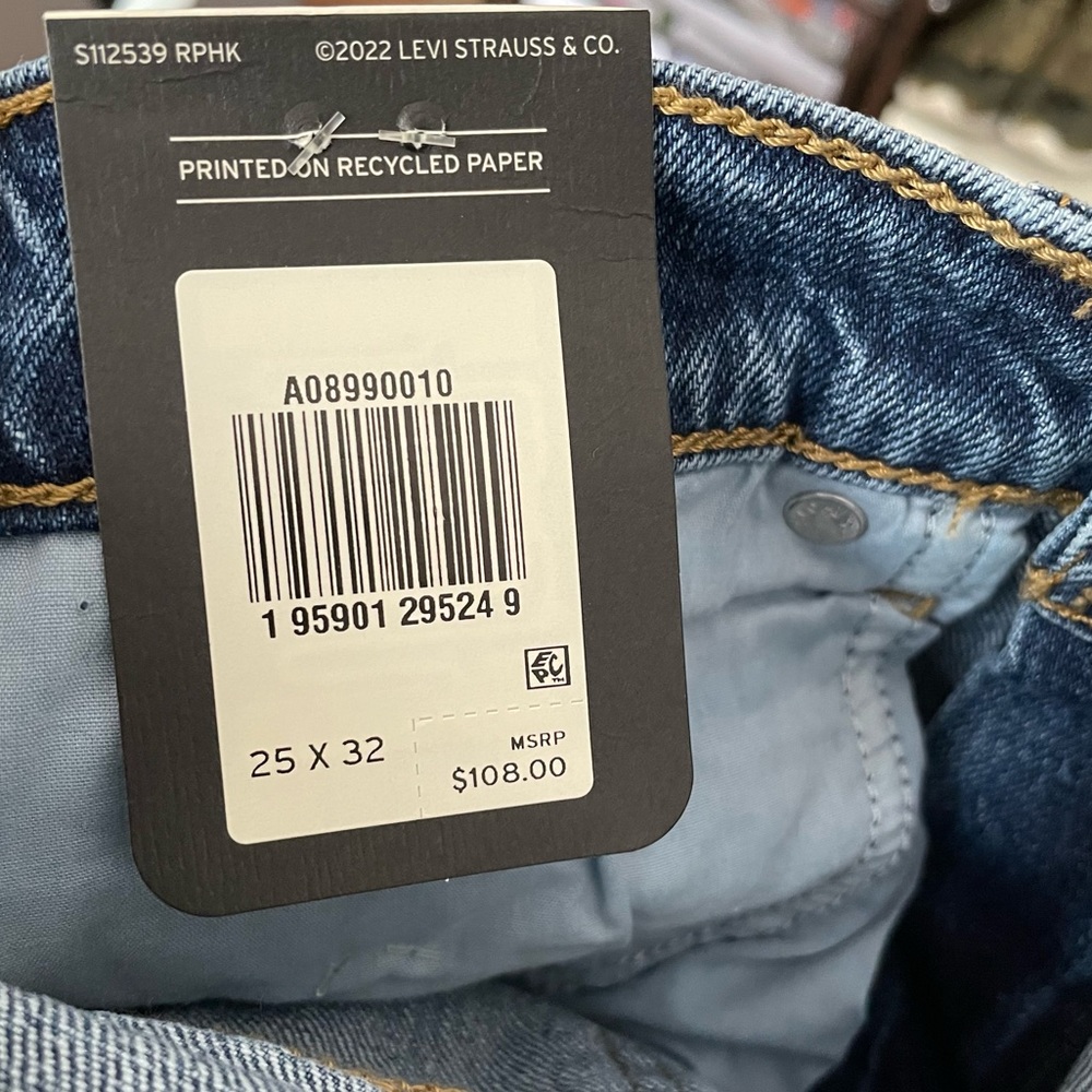 Levi’s 70s High Rise Flare Jeans 25 X 32 - Picture 10 of 13